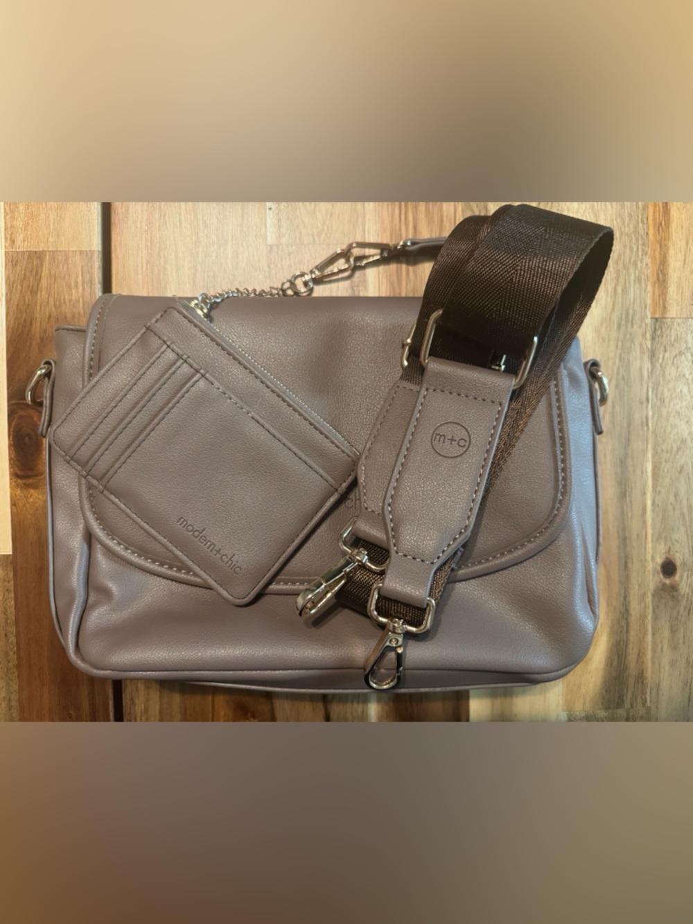 Modern + Chic Signature Crossbody Bag